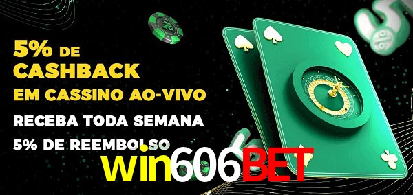 Promoções do cassino ao Vivo win606bet